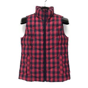 Lands' End Down Puffer Vest Women's XS / 2-4 Full Zip Quilted Winter Outdoor
